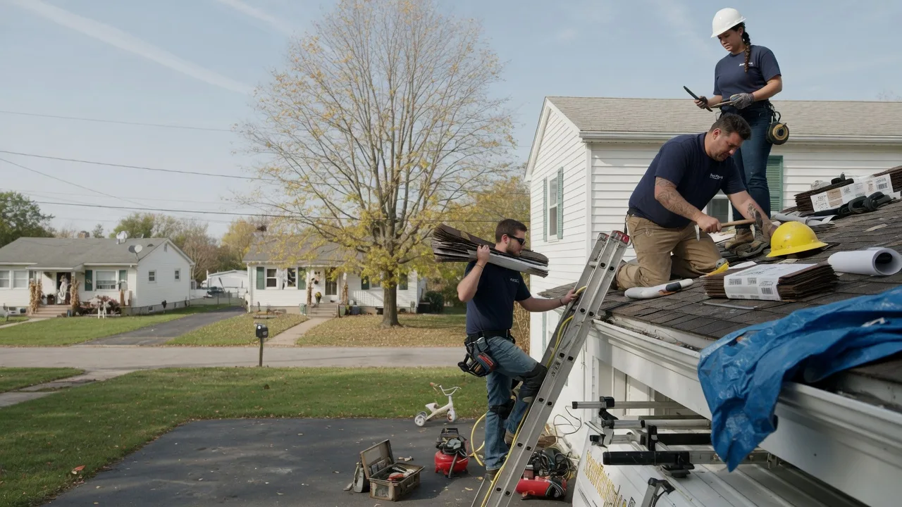 Local Roofing Contractors in Tovey, IL near me